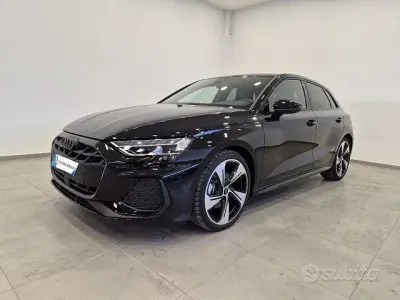 Nuova Audi A3 S-Line 150 CV (110 kW) 2025 Nero Berlina