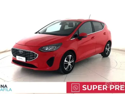 Usata Ford Fiesta Titanium 125 CV (91 kW) 2023 Rosso Utilitaria