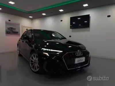 Usata Audi A3 S-Line 150 CV (110 kW) 2023 Nero Berlina