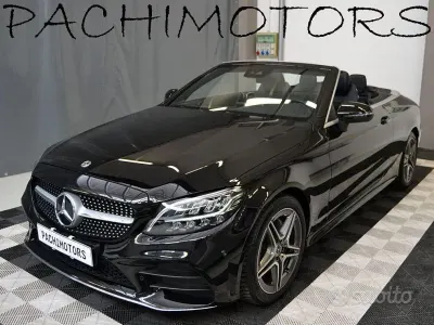 Gebraucht Mercedes C180 AMG line 156 PS (114 kW) 2020 Schwarz Cabrio