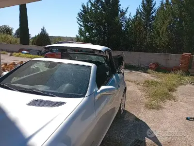 Usata Mercedes SLK200 163 CV (119 kW) 2007 Grigio Cabrio