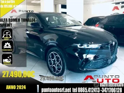 Usata Alfa Romeo Tonale 131 CV (96 kW) 2024 Nero SUV