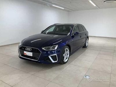 Usata Audi A4 S-Line 204 CV (150 kW) 2024 Blu navarra metallizzato Station wagon