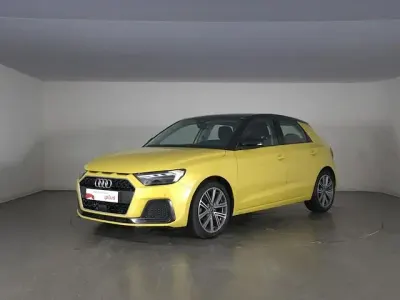 Usata Audi A1 Sportback Advanced Plus 110 CV (80 kW) 2023 Giallo pitone metallizzato nero mito met Utilitaria