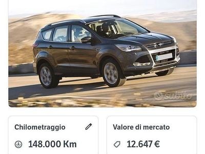 Usata Ford Kuga Titanium 150 CV (110 kW) 2016 Bianco SUV
