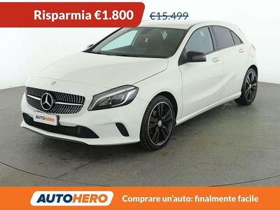 Usata Mercedes A160 90 CV (66 kW) 2016 Bianco Berlina