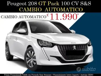 Usata Peugeot 208 101 CV (74 kW) 2022 Bianco Utilitaria
