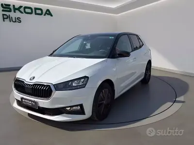Usata Skoda Fabia 95 CV (69 kW) 2025 Bianco luna metalizzato Utilitaria
