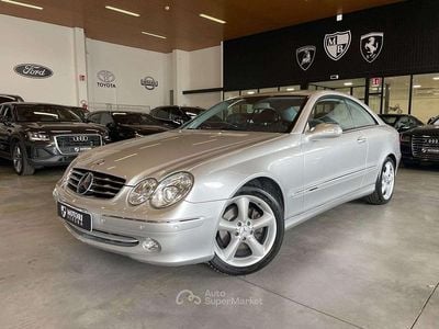 Usata Mercedes CLK220 Avantgarde 218 CV (160 kW) 2003 Argento Coupé