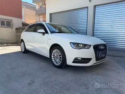 Usata Audi A3 110 CV (80 kW) 2015 Bianco Berlina