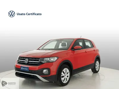 Usata VW T-Cross 95 CV (69 kW) 2021 Rosso SUV