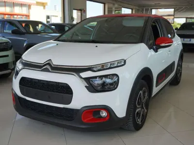 Usata Citroën C3 PureTech 83 CV (61 kW) 2021 Bianco tetto rosso Utilitaria