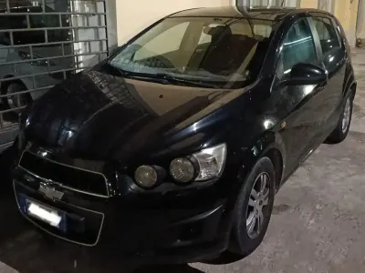 Usata Chevrolet Aveo LTZ 86 CV (63 kW) 2012 Nero Berlina