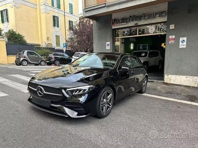 Usata Mercedes A180 AMG line 136 CV (100 kW) 2025 Nero Berlina