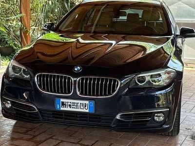 Usata BMW 520 Luxury Line 184 CV (135 kW) 2013 Blu Station wagon