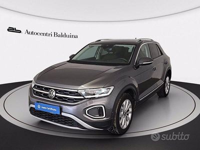 Usata VW T-Roc Style 150 CV (110 kW) 2022 Grigio indyum SUV