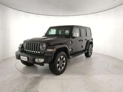 Usata Jeep Wrangler Unlimited Sahara 200 CV (147 kW) 2020 Nero SUV