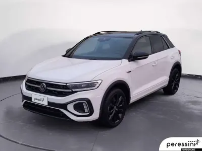 Usata VW T-Roc R-line 150 CV (110 kW) 2022 Bianco tetto nero SUV