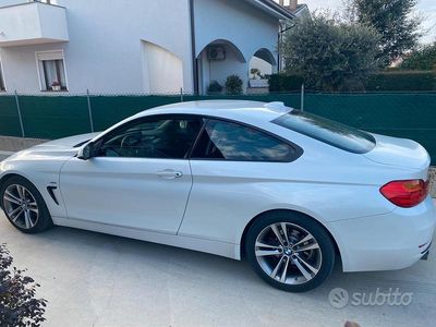 Usata BMW 420 Coupé Sport Line 190 CV (139 kW) 2016 Bianco Coupé