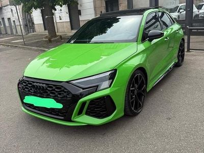 Usata Audi RS3 Premium 400 CV (294 kW) 2023 Verde Berlina
