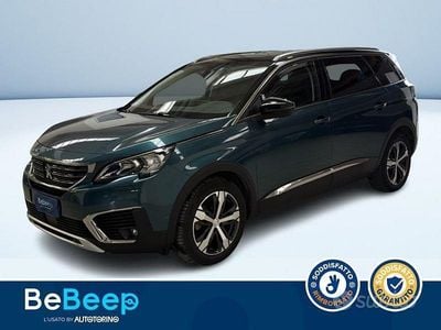 Usata Peugeot 5008 Allure 120 CV (88 kW) 2017 Blu metallizzato SUV
