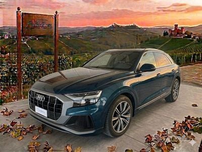Usata Audi Q8 S-Line 231 CV (169 kW) 2020 Blu SUV