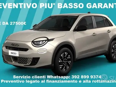 Uusi Fiat 600 114 kW (156 HP) 2025 Valkoinen Katumaasturi
