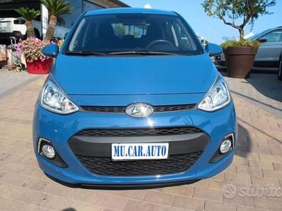 Usata Hyundai i10 Comfort 69 CV (50 kW) 2017 Blu Utilitaria