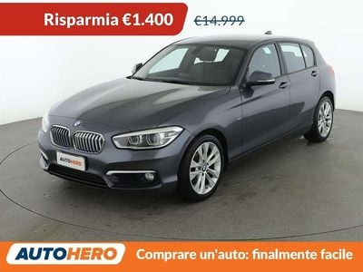 Usata BMW 118 150 CV (110 kW) 2016 Grigio Utilitaria