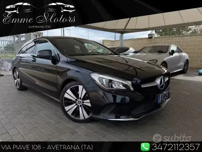 Usata Mercedes CLA200 136 CV (100 kW) 2019 Nero Station wagon