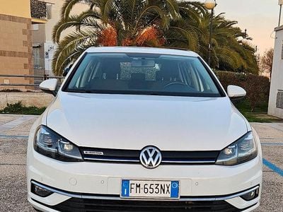 Usata VW Golf VII 110 CV (80 kW) 2017 Bianco Berlina