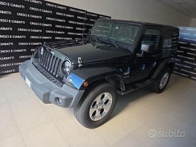 Usata Jeep Wrangler Unlimited Sahara 200 CV (147 kW) 2015 Nero SUV