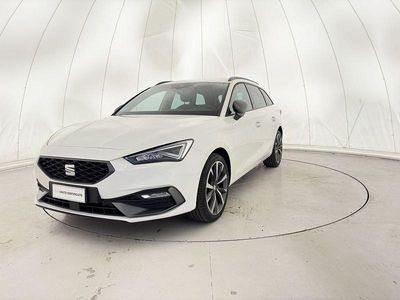 Usata Seat Leon FR 130 CV (95 kW) 2023 Bianco Station wagon