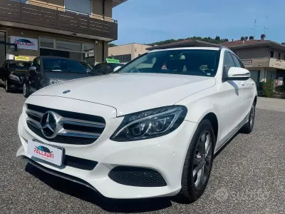 Usata Mercedes C220 170 CV (125 kW) 2016 Bianco Station wagon