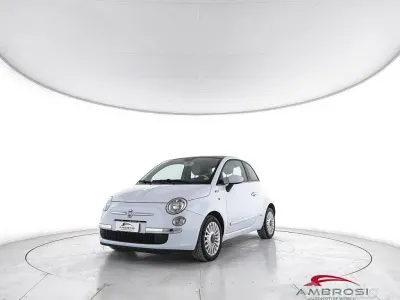 Begagnad Fiat 500 Lounge 69 HK (50 kW) 2009 Blå Cab