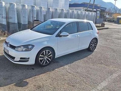 Usata VW Golf VII Highline 110 CV (80 kW) 2013 Bianco Berlina