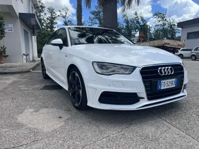 Usata Audi A3 S-Line 110 CV (80 kW) 2016 Bianco Berlina