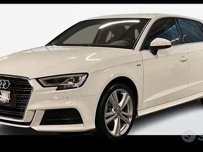 Usata Audi A3 Admired 116 CV (85 kW) 2019 Bianco Berlina