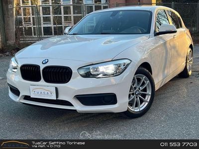 Usata BMW 116 Advantage 109 CV (80 kW) 2018 Bianco Utilitaria