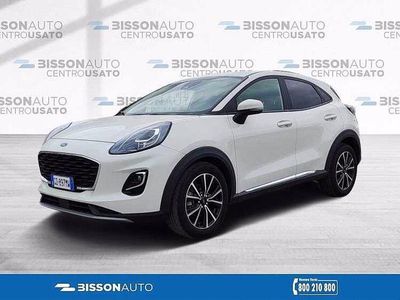 Usata Ford Puma Titanium 124 CV (91 kW) 2021 Bianco metallizzato SUV