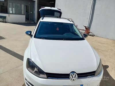 Usata VW Golf VII 90 CV (66 kW) 2017 Bianco Station wagon