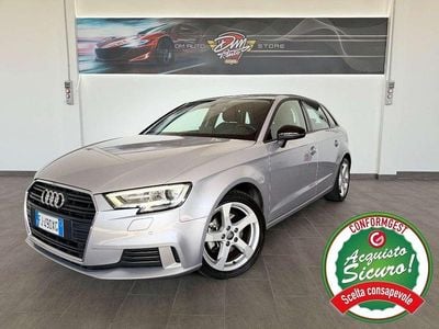 Usata Audi A3 Sport 116 CV (85 kW) 2017 Argento Berlina
