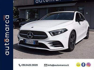 Usata Mercedes A180 Premium 116 CV (85 kW) 2019 Bianco Berlina