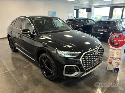Usata Audi Q5 Sportback S-Line 204 CV (150 kW) 2021 Nero SUV