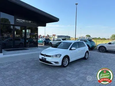 Usata VW Golf VII 116 CV (85 kW) 2019 Bianco Berlina