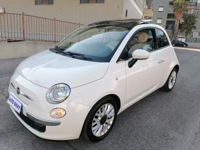 Usata Fiat 500 Lounge 95 CV (69 kW) 2014 Bianco Berlina