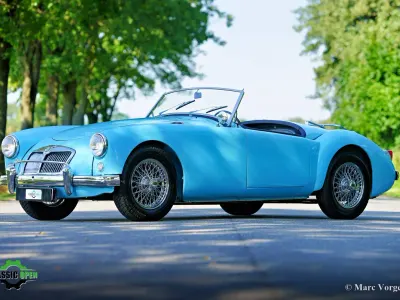 Usata MG MGA 72 CV (52 kW) 1957 Blu Cabrio