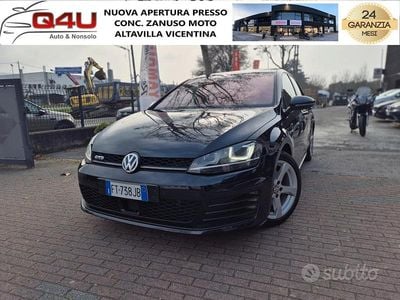 Usata VW Golf VII GTD 185 CV (136 kW) 2016 Nero Berlina