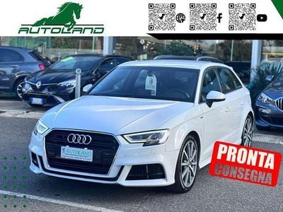 Usata Audi A3 Comfort 116 CV (85 kW) 2018 Bianco metallizzato Berlina