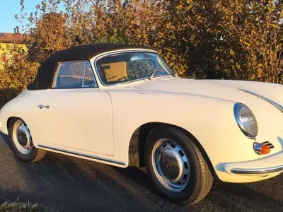 Usata Porsche 356 C 74 CV (54 kW) 1965 Bianco Cabrio